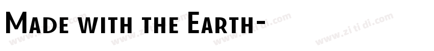 Made with the Earth字体转换